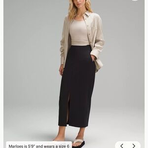 Lululemon midi skirt